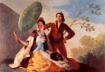 El Pardo and El Escorial by Francisco de Goya